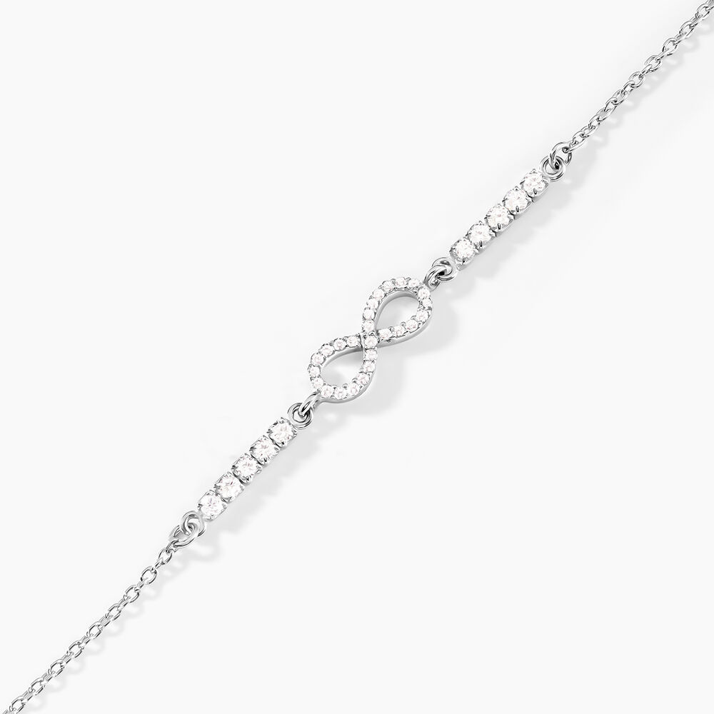 Bracelet Syliana Argent Blanc Oxyde De Zirconium - Bracelets fantaisie Femme | Marc Orian