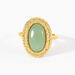 Bague Marinella Acier Jaune Aventurine - Bijoux fantaisie Femme | Marc Orian