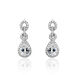 Boucles D'oreilles Pendantes Adelma Argent Blanc Oxyde De Zirconium - Pendantes Femme | Marc Orian