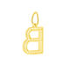 Pendentif Lettre B Or Jaune Oxyde - Pendentifs Famille | Marc Orian