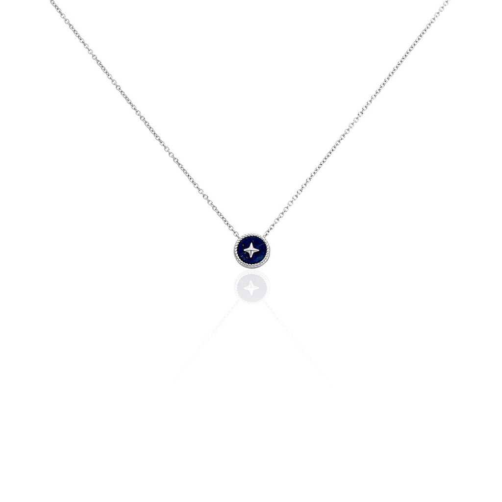 Collier Izarra Argent Blanc Lapis Lazuli - Colliers avec pierres Femme | Marc Orian