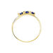 Bague Or Jaune Abelard Saphirs Diamants