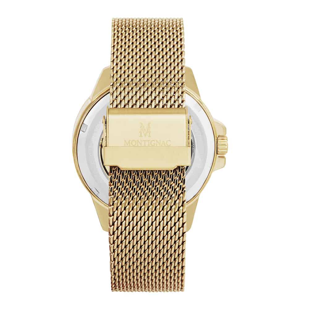 Montre Montignac Round Automatique Noir - Montres automatiques Homme | Marc Orian
