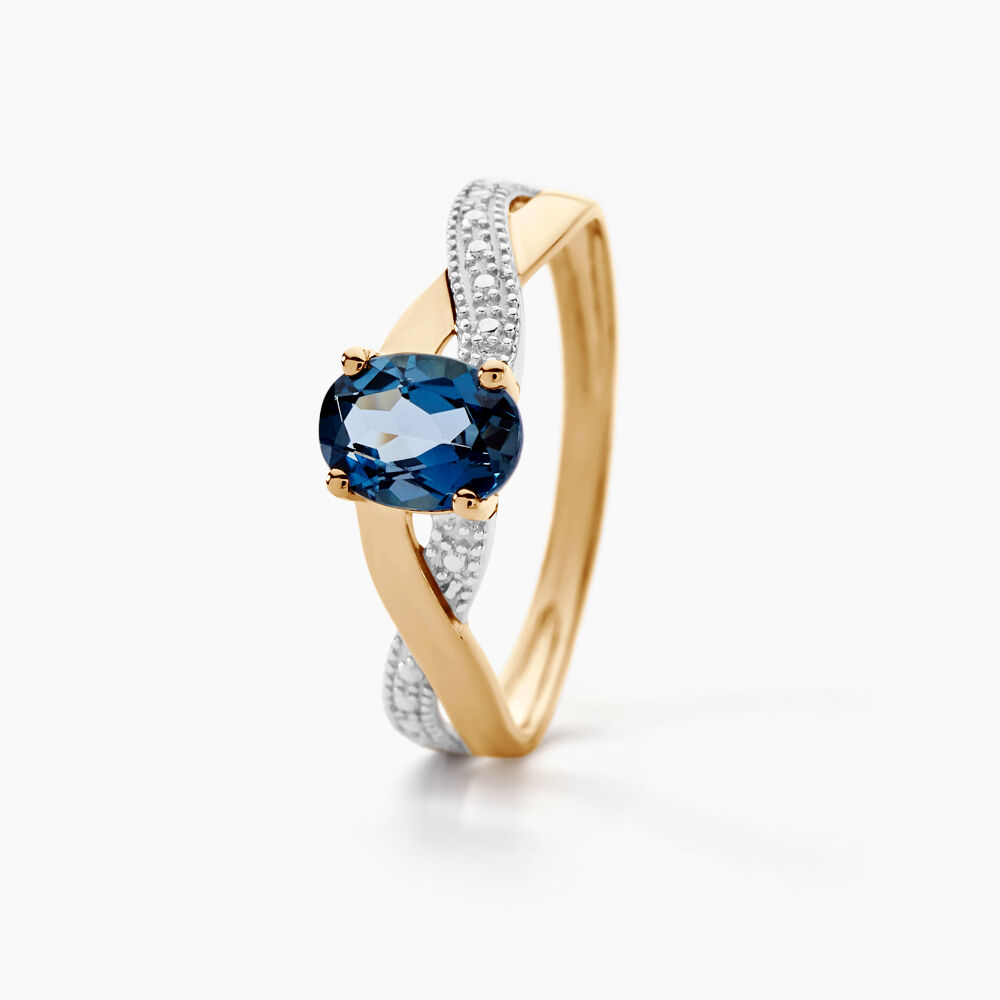 Bague Or Jaune Candice Topaze - Bagues pierres fines Femme | Marc Orian