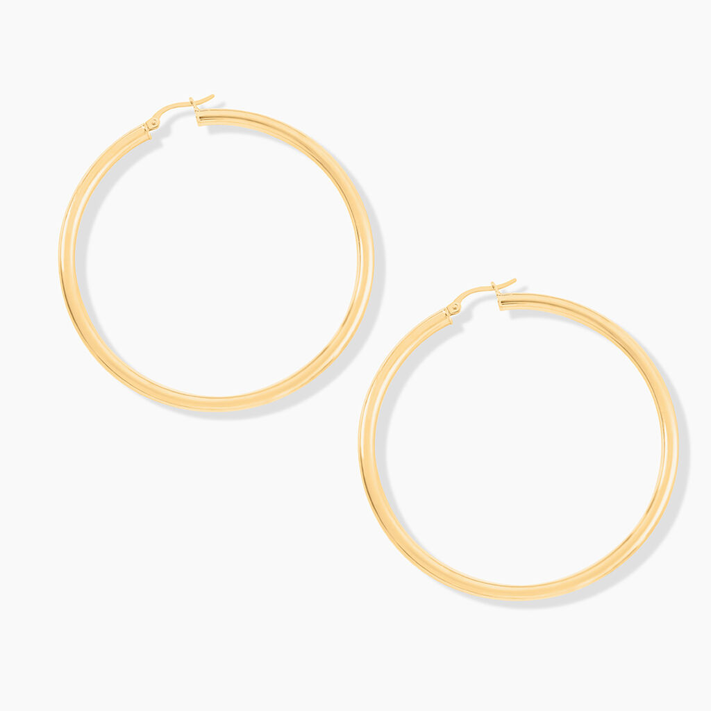 Cr&eacute;oles Or Jaune Rond - Cr&eacute;oles Femme | Marc Orian