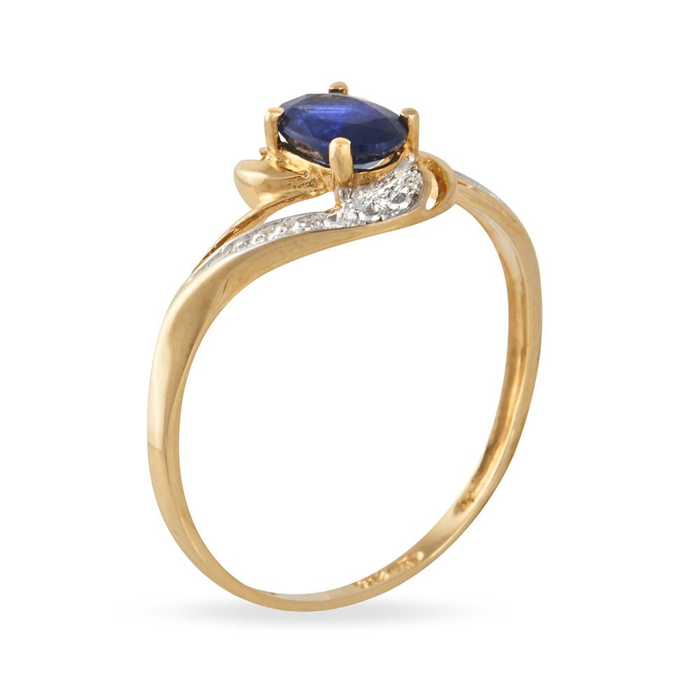 Bague Maria-serena Or Jaune Saphir - Solitaires Femme | Marc Orian