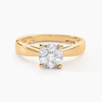 Bague Solitaire Artemis Or Jaune Diamant - Solitaires Femme | Marc Orian
