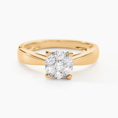 Bague Solitaire Artemis Or Jaune Diamant - Solitaires Femme | Marc Orian