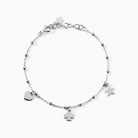 Bracelet Shyama Argent Blanc - Bracelets fantaisie Femme | Marc Orian