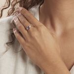 Bague Anaid Or Jaune Amethyste Et Oxyde De Zirconium - Bagues pierres fines Femme | Marc Orian