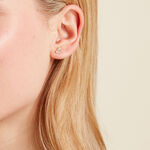 Boucles D'oreilles Puces Regana Or Jaune Oxyde De Zirconium - Puces Femme | Marc Orian