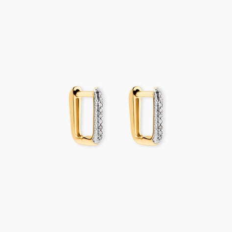 Cr&eacute;oles Daire Or Jaune Diamant - Cr&eacute;oles Femme | Marc Orian