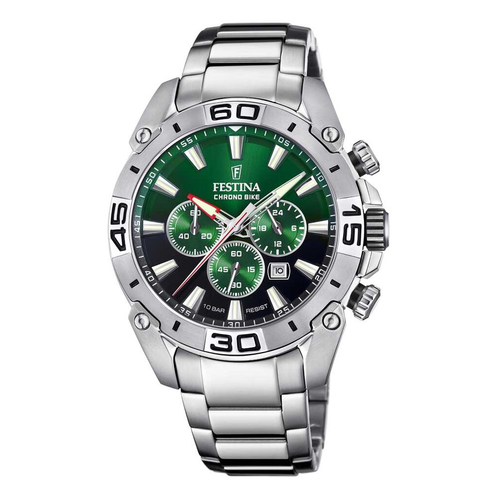 Montre Festina Chrono Bike Vert - Montres étanches Homme | Marc Orian