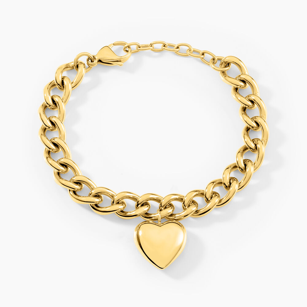 Bracelet Yoannie Acier Jaune - Bracelets cha&icirc;nes Femme | Marc Orian