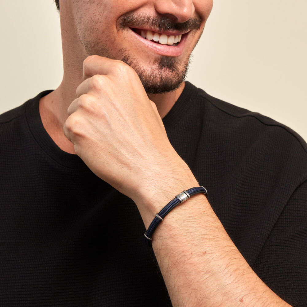 Bracelet Jourdan Cuir Noir - Bracelets cuir Homme | Marc Orian