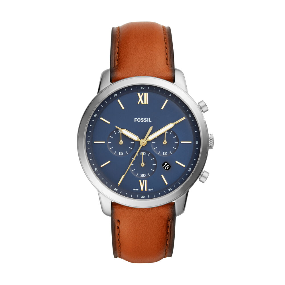Montre Fossil Neutra Chrono Bleu - Montres classiques Homme | Marc Orian