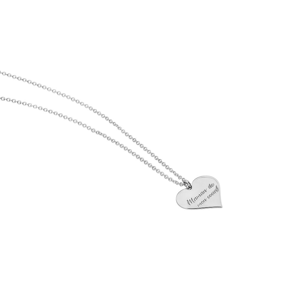 Collier Argent Blanc Francino - Colliers Femme | Marc Orian