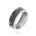 Bague Acier Blanc Ugo - Bijoux fantaisie Homme | Marc Orian