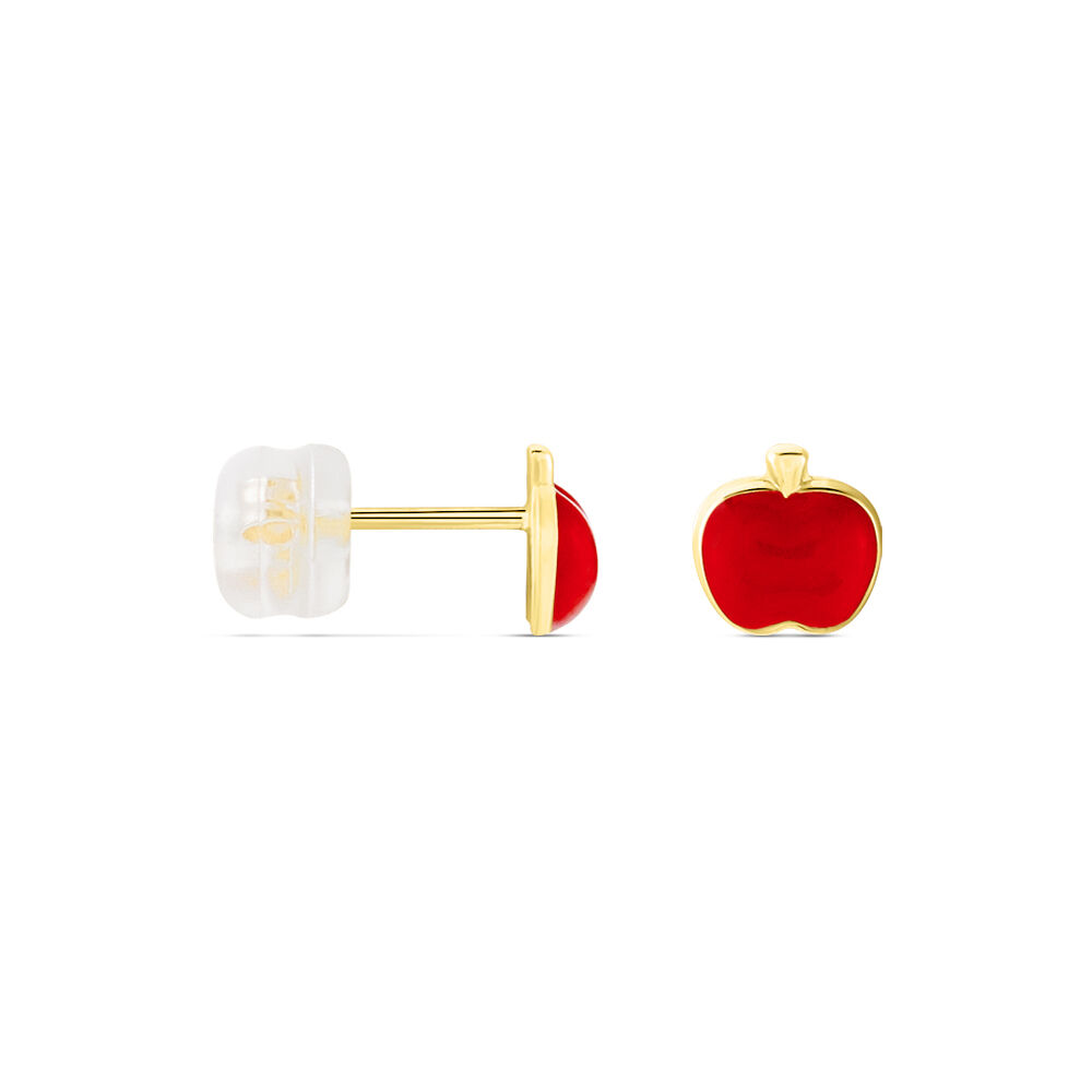 Boucles D'oreilles Puces Eve Or Jaune - Puces Enfant | Marc Orian