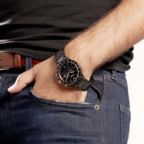 Montre Emporio Armani Noir - Montres sport Homme | Marc Orian