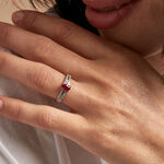 Bague Carlton Or Jaune Rubis Diamant - Bagues vintage Femme | Marc Orian