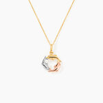 Pendentif Helmut Trio Dauphins Or Tricolore - Pendentifs Famille | Marc Orian