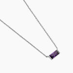 Collier Esra Argent Blanc Oxyde De Zirconium - Colliers avec pierres Femme | Marc Orian