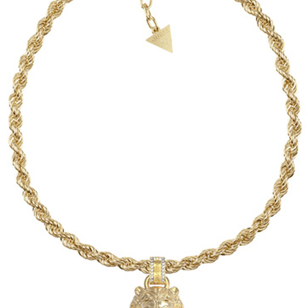 Collier Guess Lion King Acier Jaune - Colliers ete Homme | Marc Orian