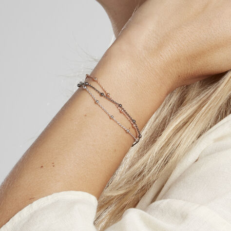 Bracelet Anfel Argent Tricolore - Bracelets chaînes Femme | Marc Orian