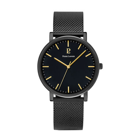 Montre Pierre Lannier Essential Noir - Montres classiques Homme | Marc Orian