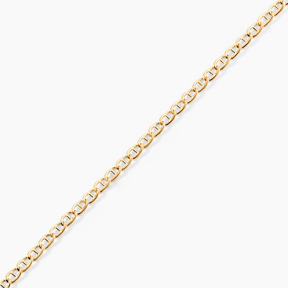 Collier Capucin Or Jaune Maille Marine Plate - Chaines Femme | Marc Orian