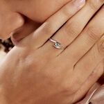 Bague Tiphaine Or Blanc Topaze - Bagues pierres fines Femme | Marc Orian