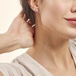 Boucles D'oreilles Puces Soleil D'hiver Or Blanc Diamant - Puces Femme | Marc Orian