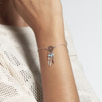 Bracelet Poehei Argent Blanc Cristaux De Swarovski - Bracelets fantaisie Femme | Marc Orian