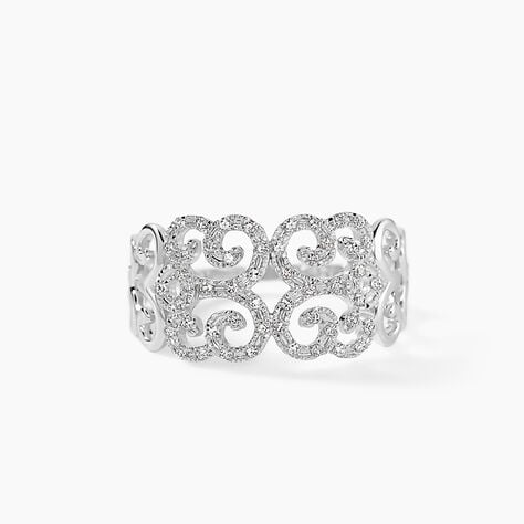 Bague Arabesque Or Blanc Diamant - Bagues pierres pr&eacute;cieuses Femme | Marc Orian