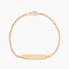 Bracelet Identité Etheline Or Jaune - Gourmettes Enfant | Marc Orian