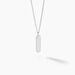 Collier Saddie Argent Blanc - Colliers Femme | Marc Orian