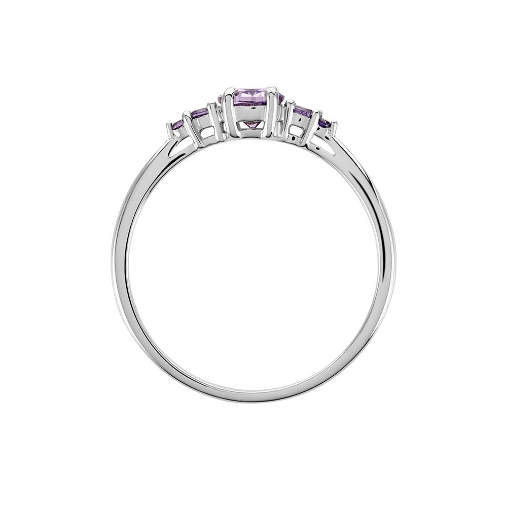 Solitaire Accompagne Argent Rainbow Oxyde De Zirconium - Bijoux fantaisie Femme | Marc Orian