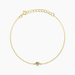 Bracelet Poem Argent Jaune Topaze Bleu Sky - Bracelets fantaisie Femme | Marc Orian