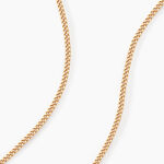 Cha&icirc;ne Clement Maille Gourmette Plaqu&eacute; Or Jaune - Colliers fantaisie Homme | Marc Orian