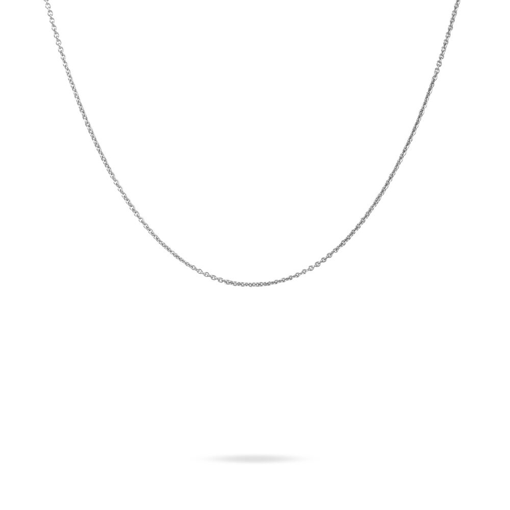 Cha&icirc;ne Ilda Maille For&ccedil;at Limee Or Blanc - Chaines Femme | Marc Orian