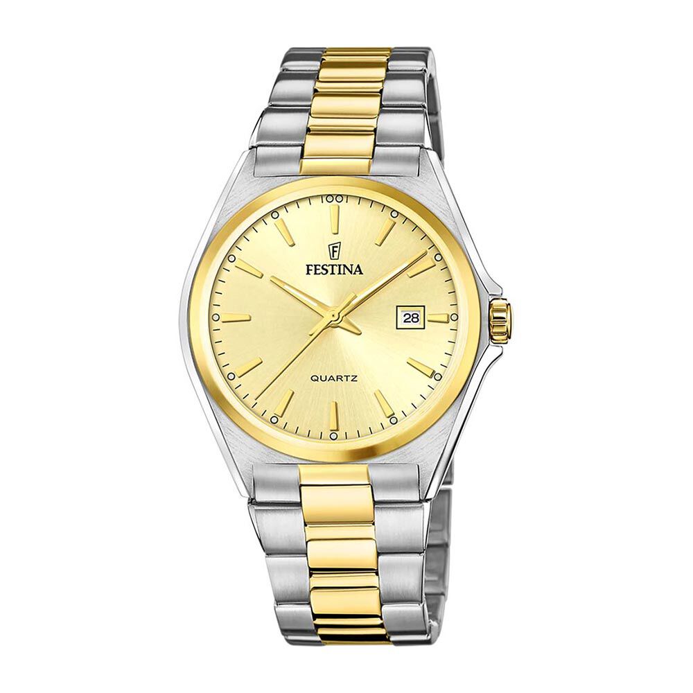 Montre Festina Classics Doré - Montres classiques Homme | Marc Orian