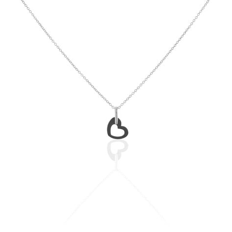 Collier Sumeyra Argent Blanc Céramique Et Oxyde De Zirconium - Colliers avec pierres Femme | Marc Orian