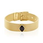 Bracelet Maille Acier Dor&eacute; Ryad Agate - Bracelets mailles Femme | Marc Orian