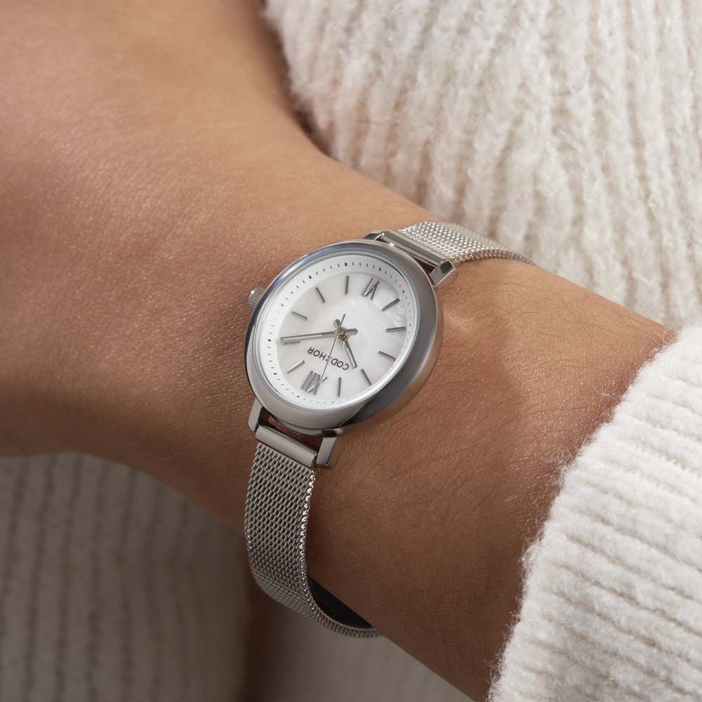 Montre Codhor Nérine Blanc - Montres classiques Femme | Marc Orian