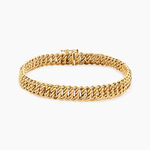 Bracelet Jimmy Maille Americaine Or Jaune - Bracelets mailles Femme | Marc Orian