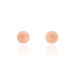 Boucles D'oreilles Puces Fidelia Boule Sablee Or Rose - Puces Femme | Marc Orian