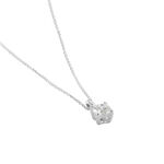 Collier Aphrodite Or Blanc Diamant Synthetique - Colliers avec pierres Femme | Marc Orian