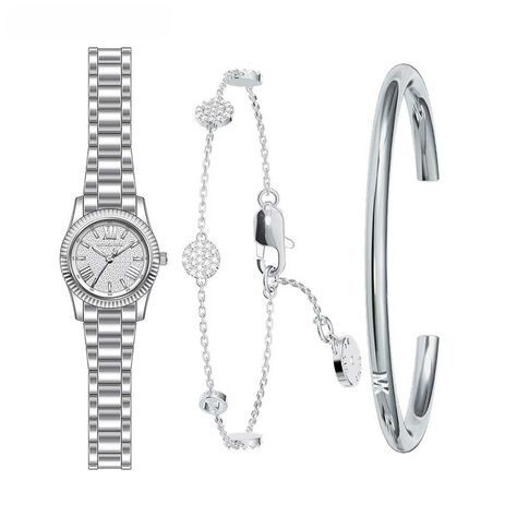 Coffret De Montre Michael Kors Micro Lexington Argenté - Montres Femme | Marc Orian