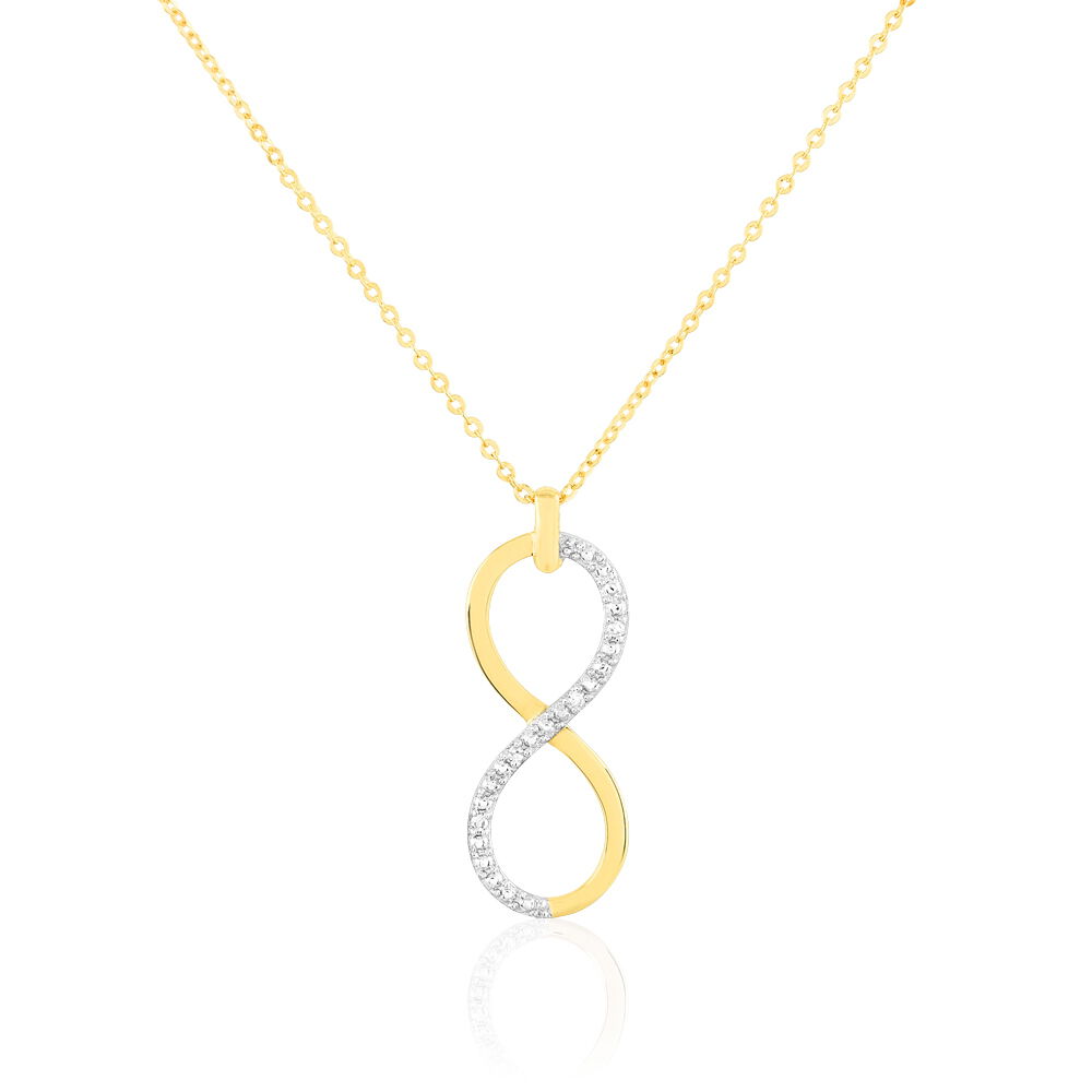 Collier Infino Or Jaune Diamant - Colliers avec pierres Femme | Marc Orian